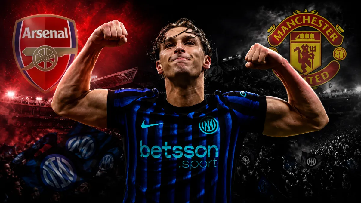 Arsenal lead Manchester United in pursuit of Inter's Pio Esposito