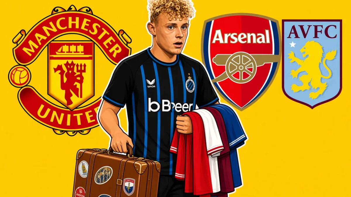 Manchester United, Arsenal and Aston Villa express interest in Brugge defender Joaquin Seis