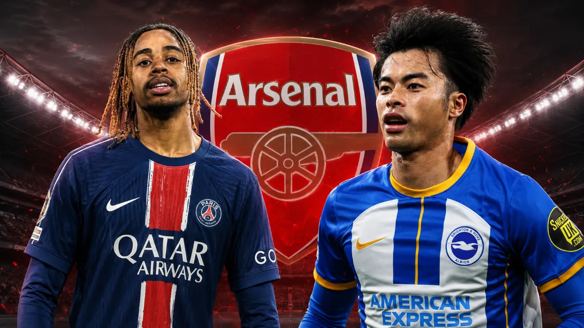 Arsenal switch focus to Barkola: Mitoma an alternative