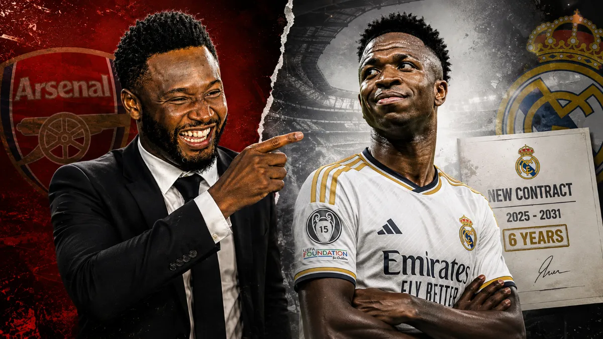 John Obi Mikel mocks Arsenal fans over failed Vinicius deal