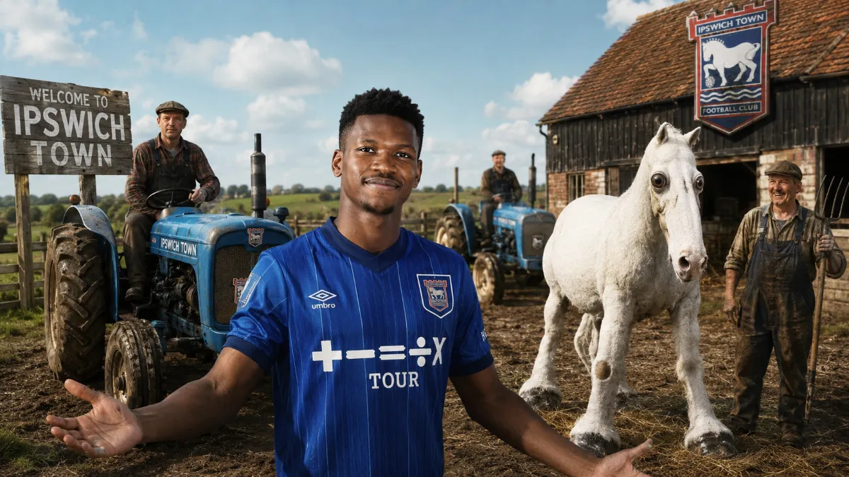 Ipswich Town's Florentino Luis marks his transfer with quirky AI video
