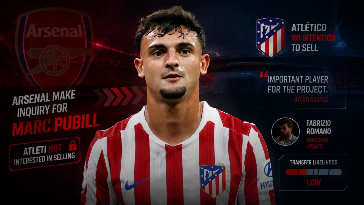 Arsenal weighing up a move for Marc Pubil