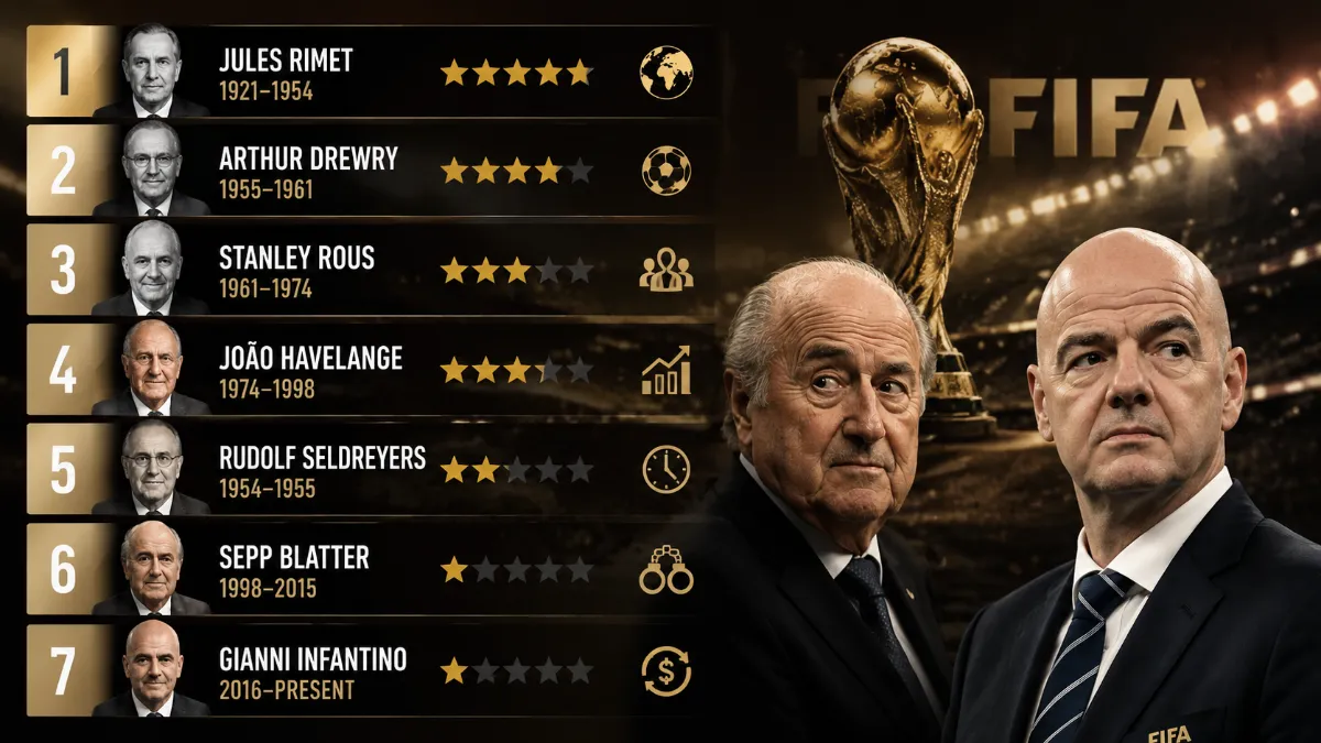 Who is the worst president in Fifa history: Blatter vs Infantino