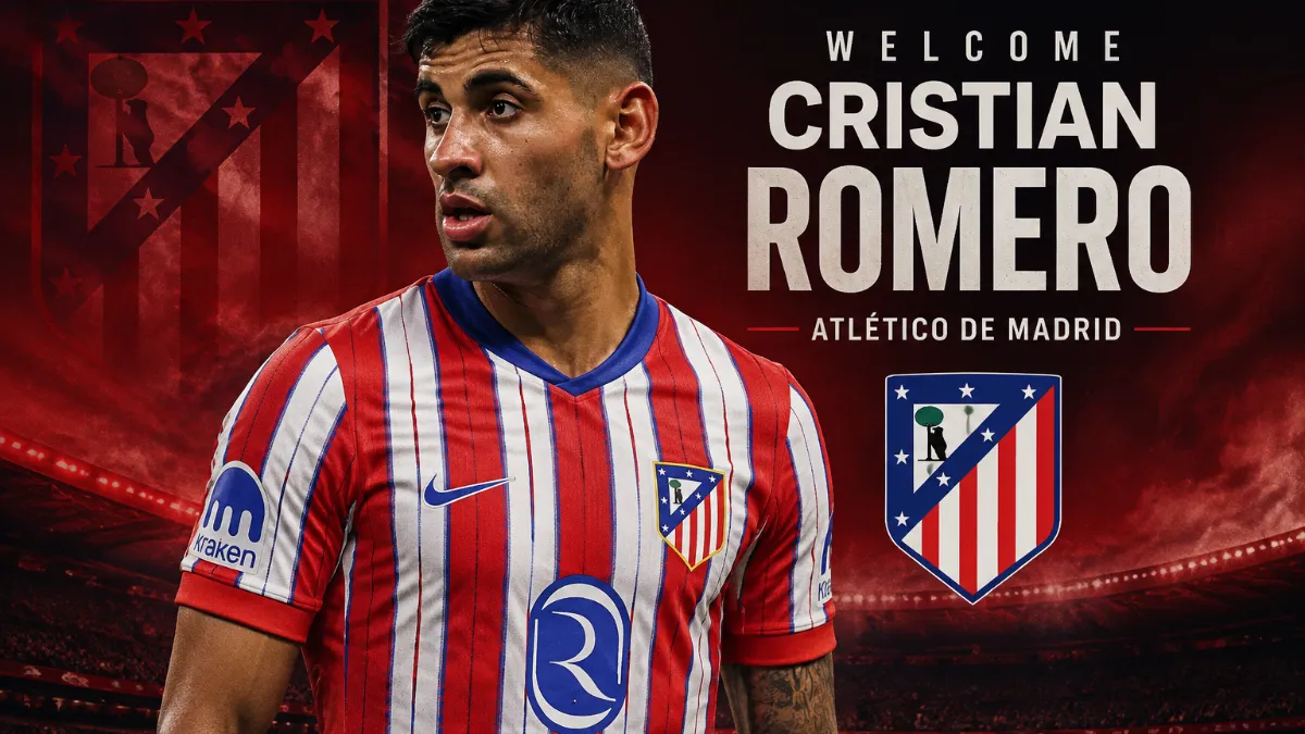 Here we go: Cristian Romero has joined Atletico
