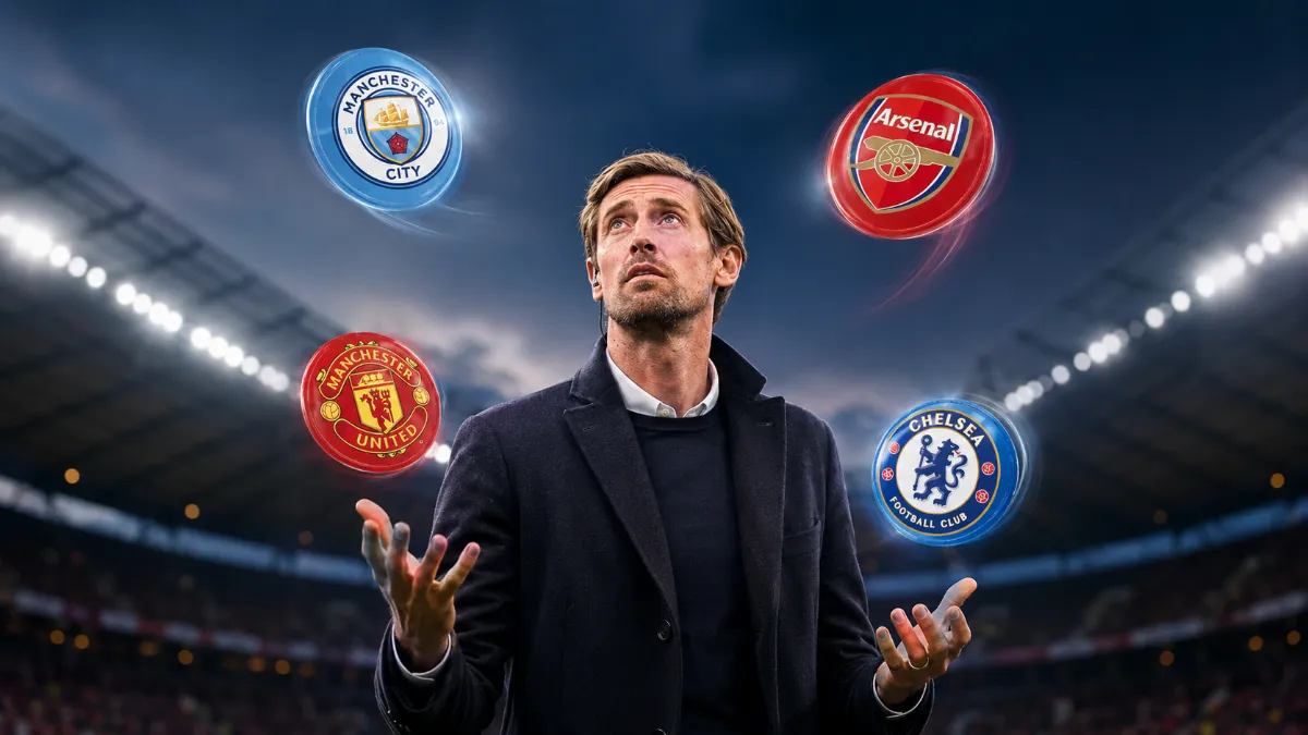 Peter Crouch predicts Arsenal to be Premier League champions