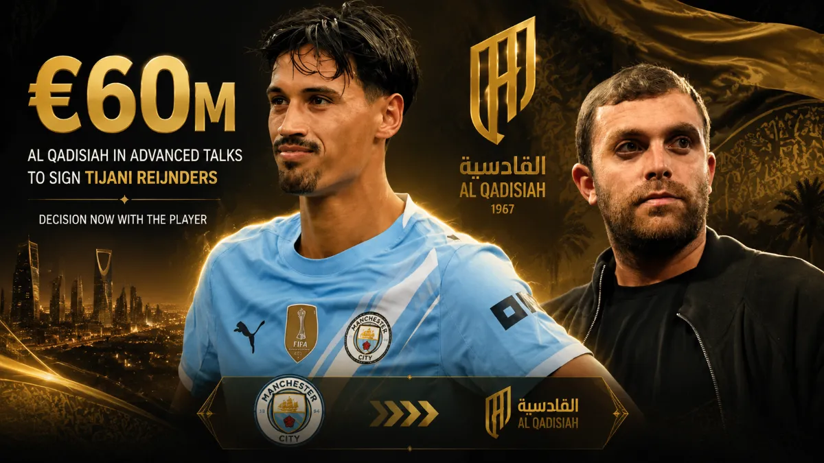 Al Qadisiya are weighing up a move for Tijjani Reijnders