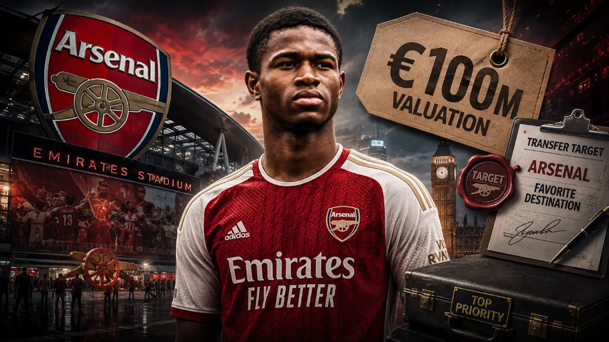 Agent Christian Kofane names Arsenal as transfer frontrunner