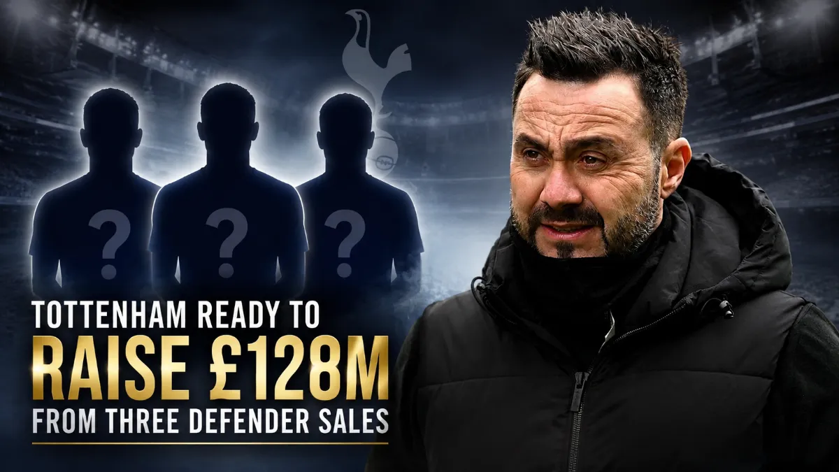 Tottenham could sell three defenders for £128m