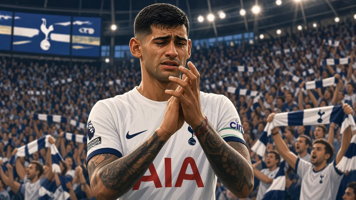 Cristian Romero bids farewell to Tottenham fans ahead of Atletico move