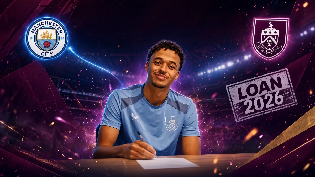 Burnley sign young talent from Manchester City