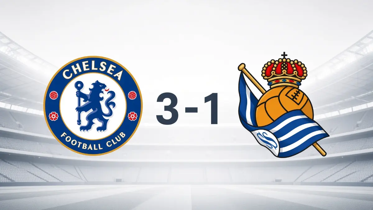 Chelsea seal victory over Real Sociedad with Joao Pedro double