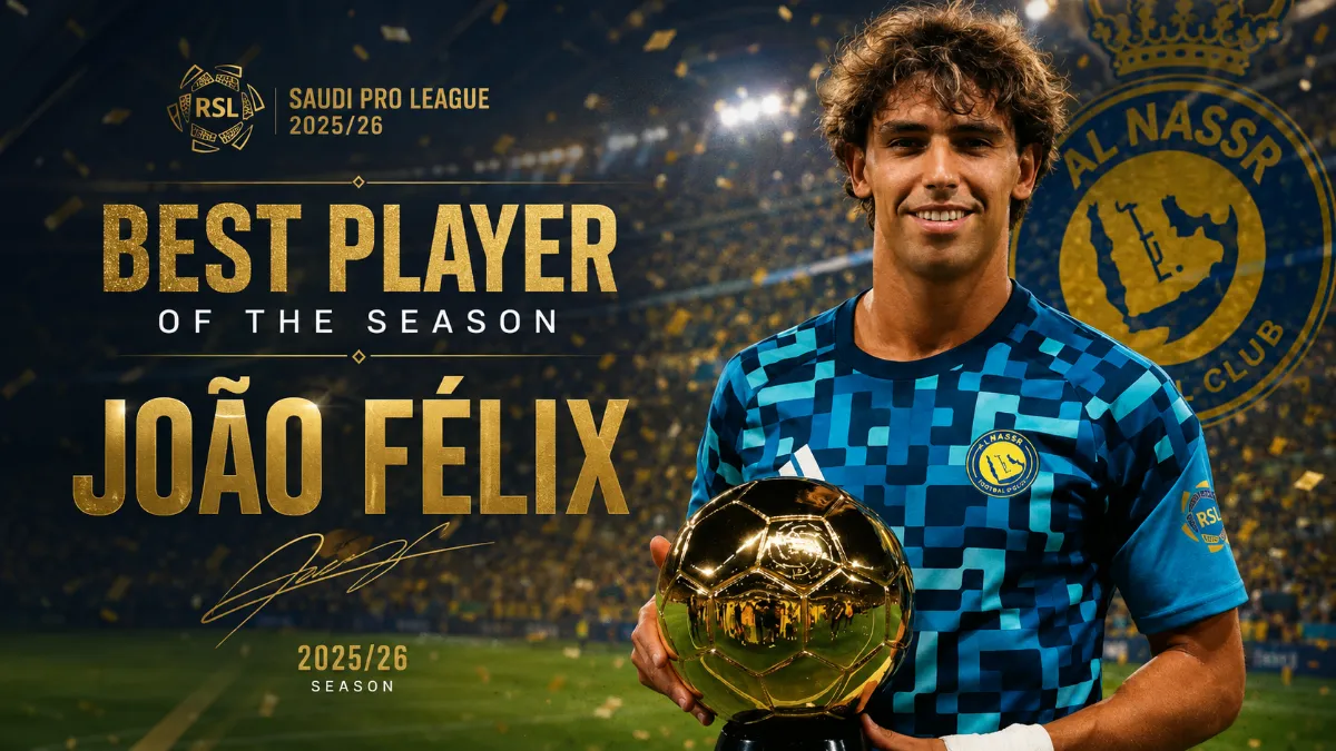 Joao Felix named player of the year in Saudi Arabia