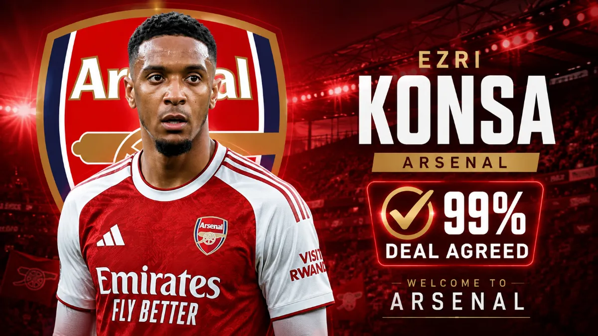 Arsenal close to signing Ezri Konsa from Aston Villa