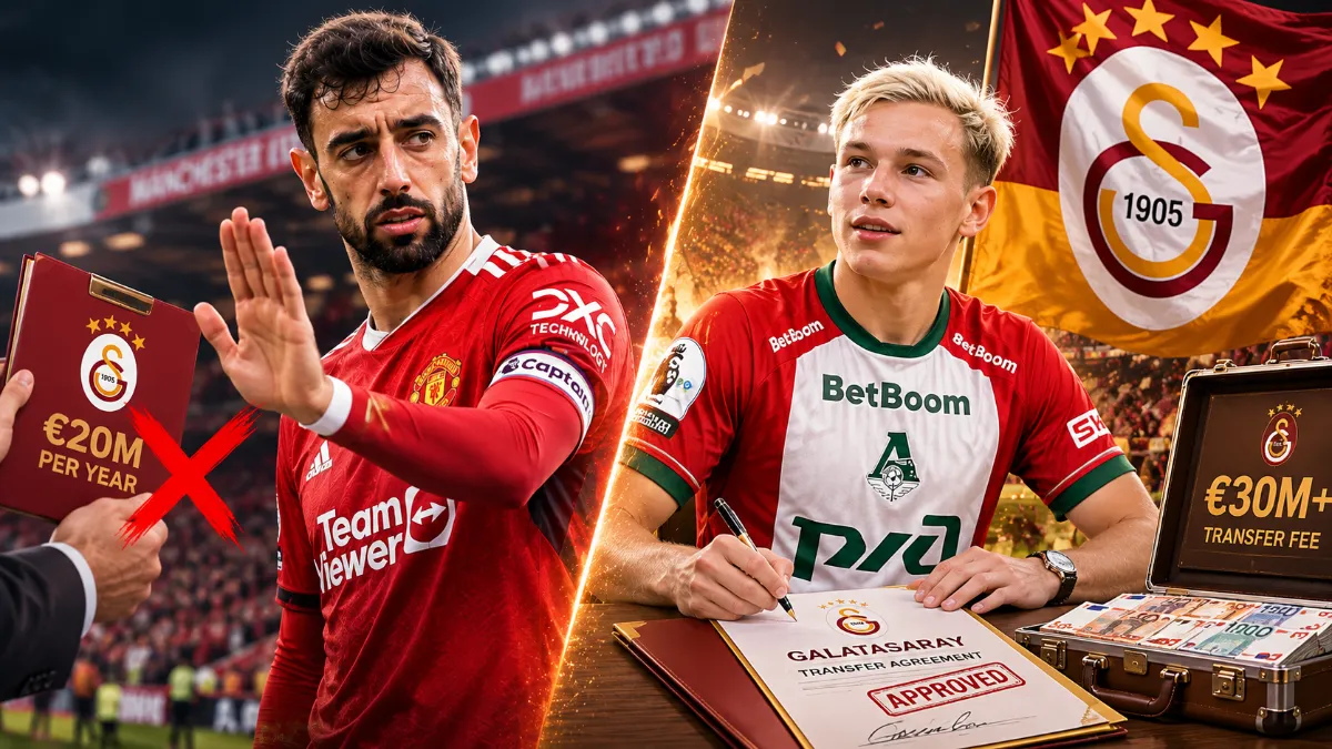 Galatasaray switch focus from Bruno Fernandes to Alexey Batrakov