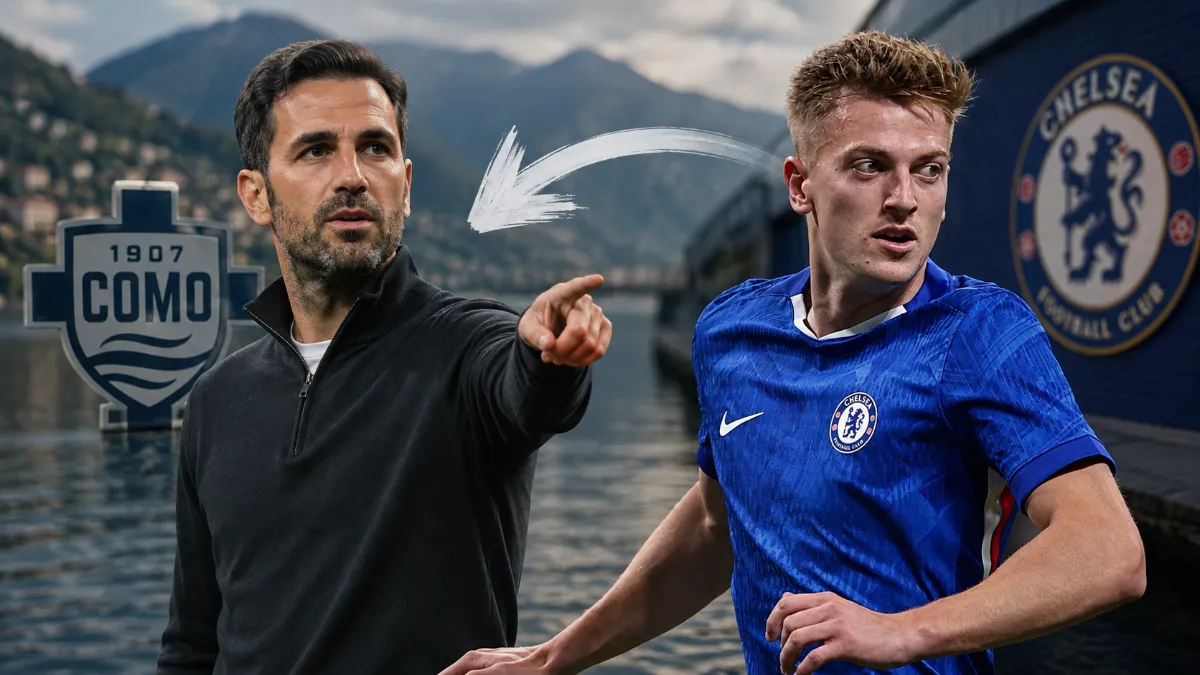 Cesc Fabregas wants to lure Liam Delap from Chelsea to Como following Trevo Chalobah
