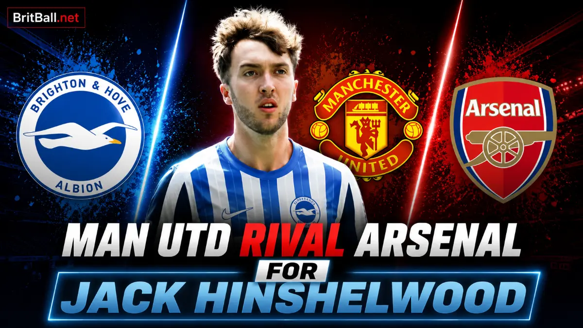 Manchester United set to rival Arsenal for Brighton midfielder Jack Hinshelwood