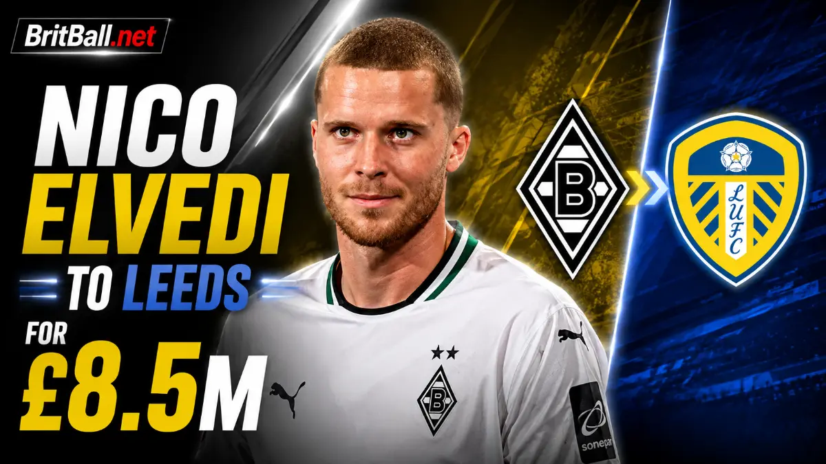 Leeds United agree transfer of Borussia Monchengladbach defender Nico Elvedi for £8.5 million