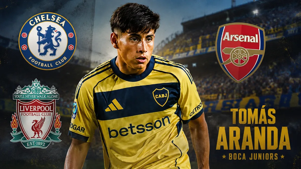 Chelsea and Arsenal are interested in Thomas Aranda from Boca Juniors