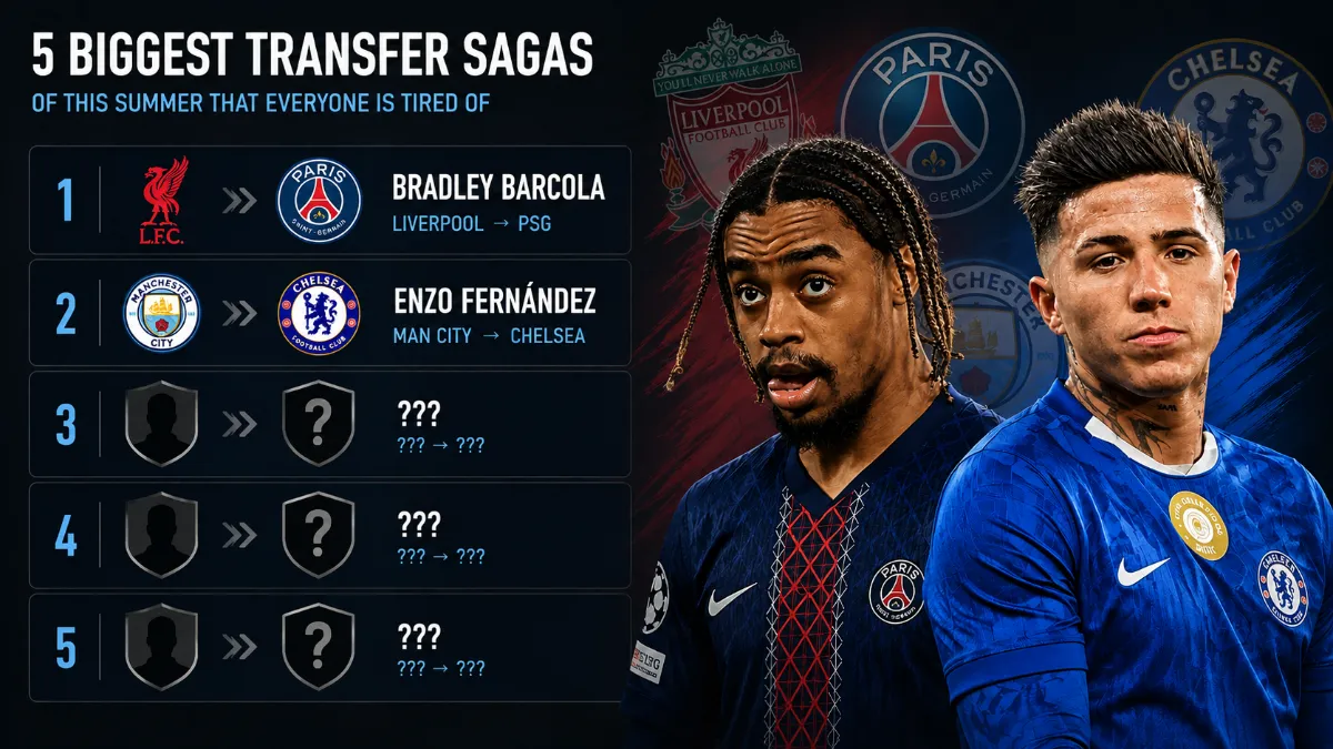 Bradley Barcola and Enzo Fernandez: five transfer sagas that have exhausted everyone