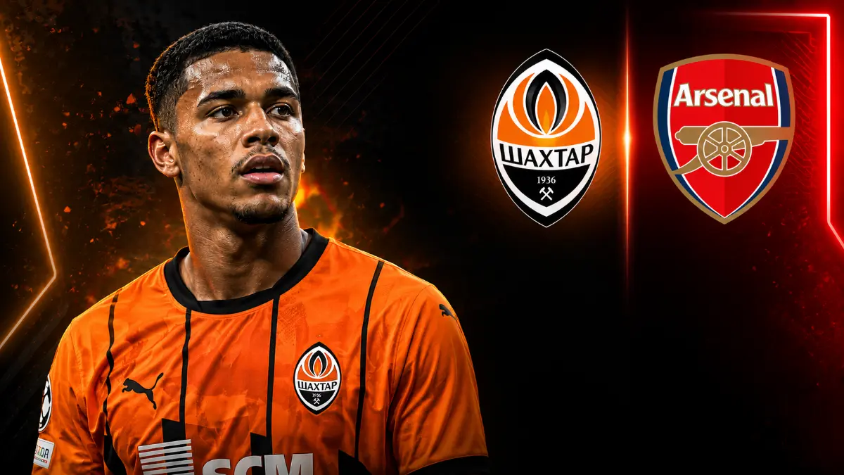 Arsenal tracking Kaauan Elias as scouts from 10 clubs watch Shakhtar forward
