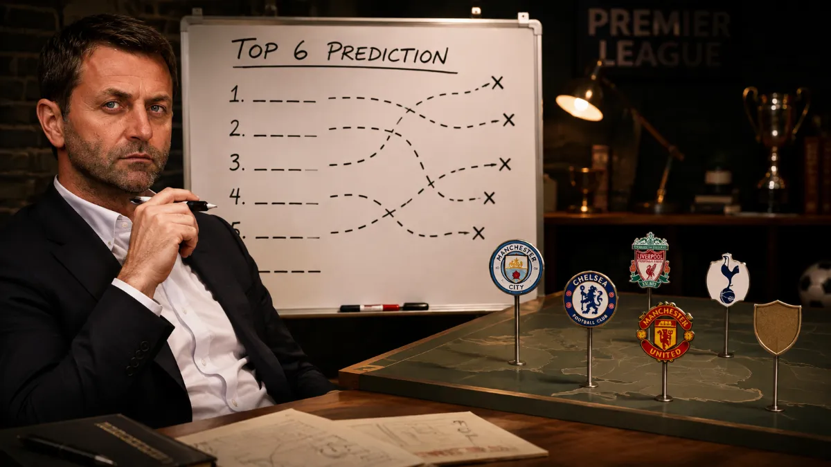 Tim Sherwood predicts the Premier League top six