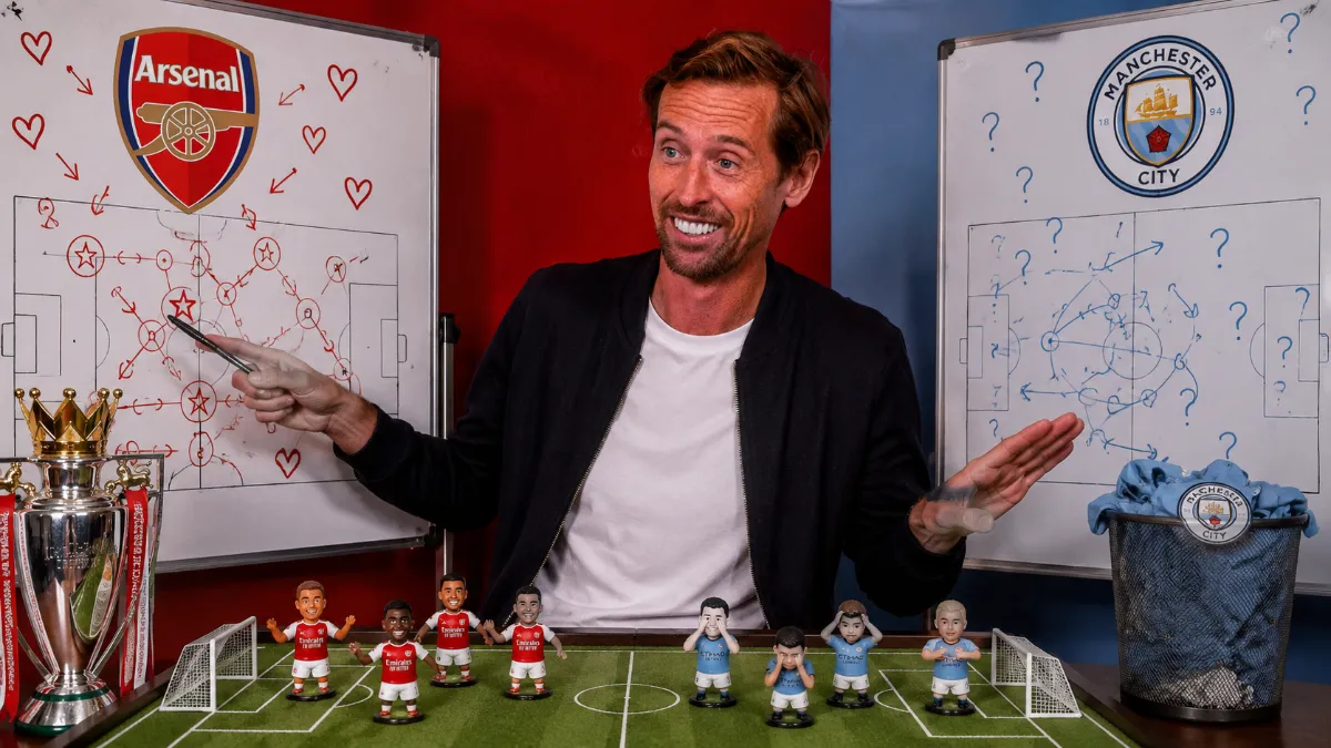 Peter Crouch: Arsenal are well ahead of Manchester City