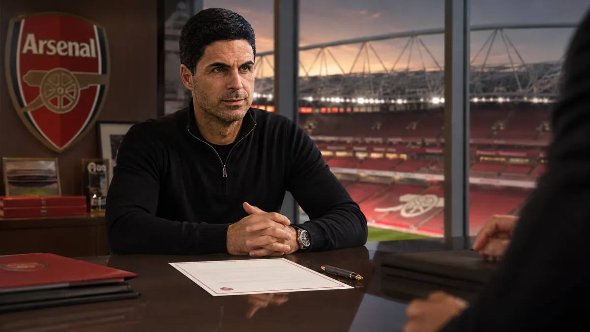 Arsenal close to new contract with Mikel Arteta
