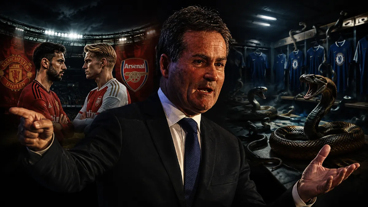 Kiz believes Man United are Arsenal's main rivals and labels Chelsea's dressing room a 'snake pit'