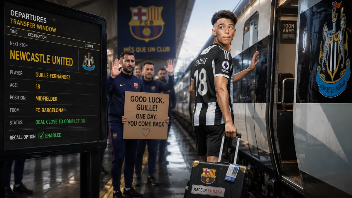 Newcastle close to signing Barcelona talent