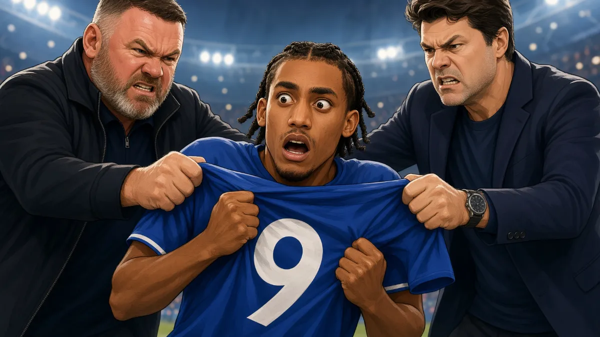 Mauricio Pochettino and Wayne Rooney criticise Chelsea for handing Joao Pedro the number nine shirt