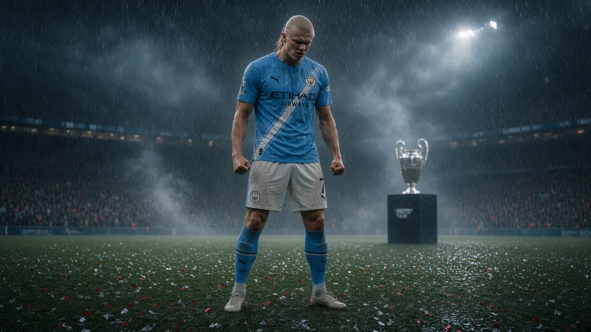 Erling Haaland's final curse: no goals in 11 cup finals for Manchester City