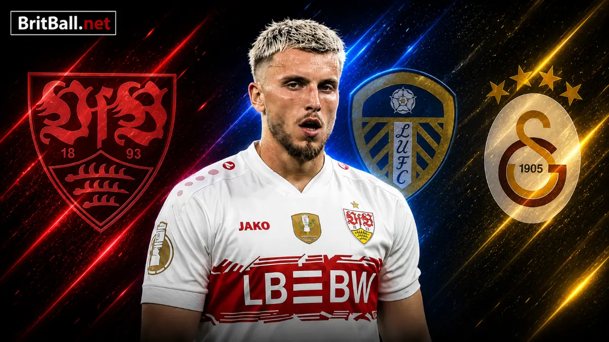 Leeds United and Galatasaray are vying for Stuttgart striker Ermedin Demirovic