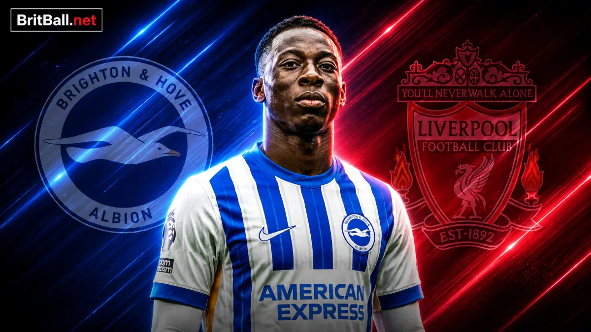 Brighton reject £50 million bid from Liverpool for Yankuba Minte