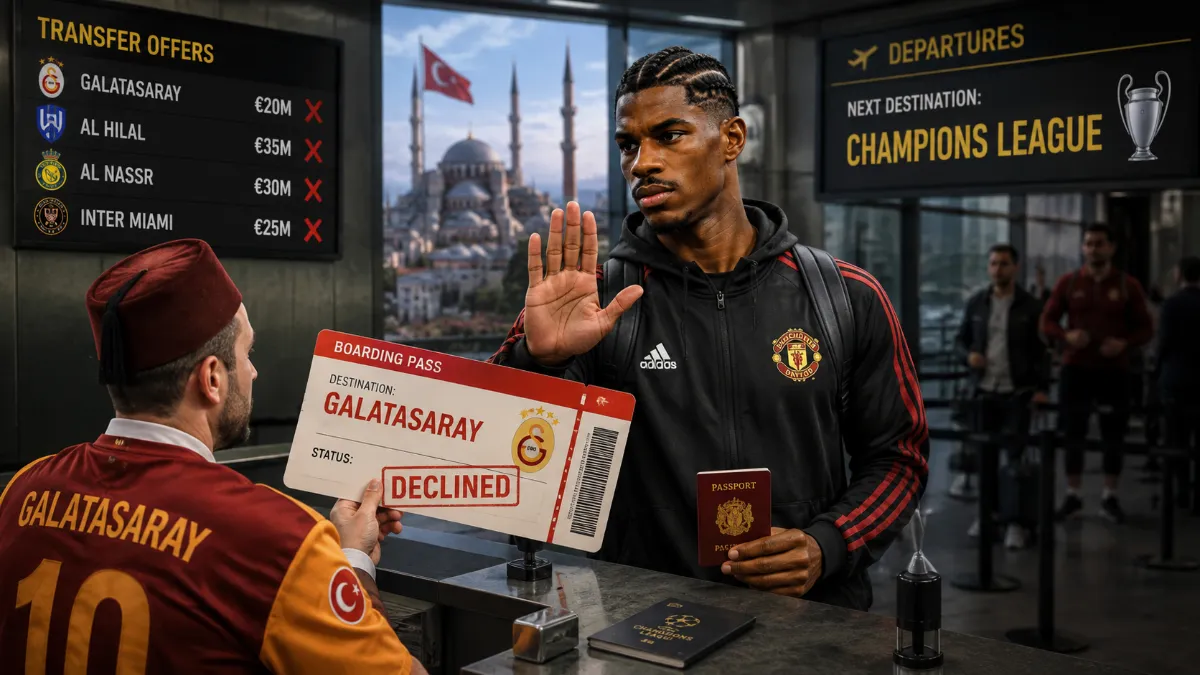 Marcus Rashford rejects move to Galatasaray