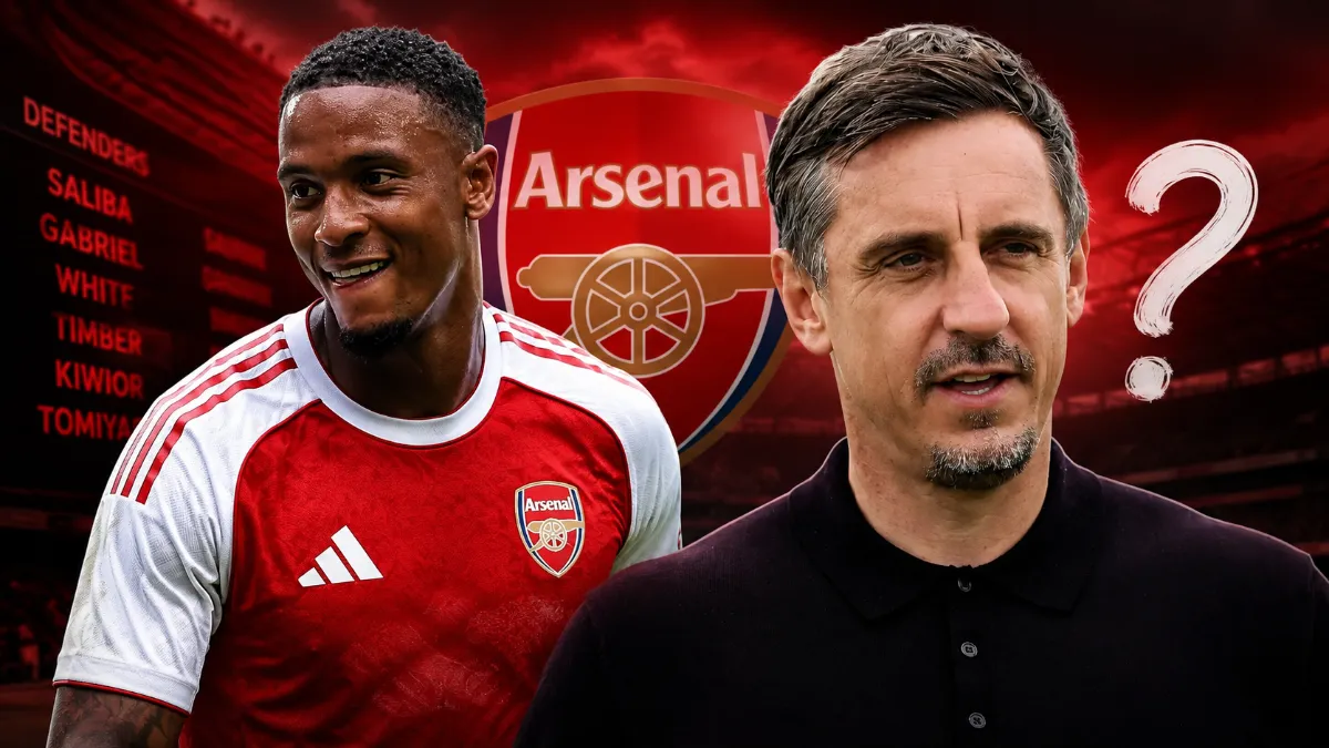 Gary Neville questions why Arsenal signed Ezri Konsa
