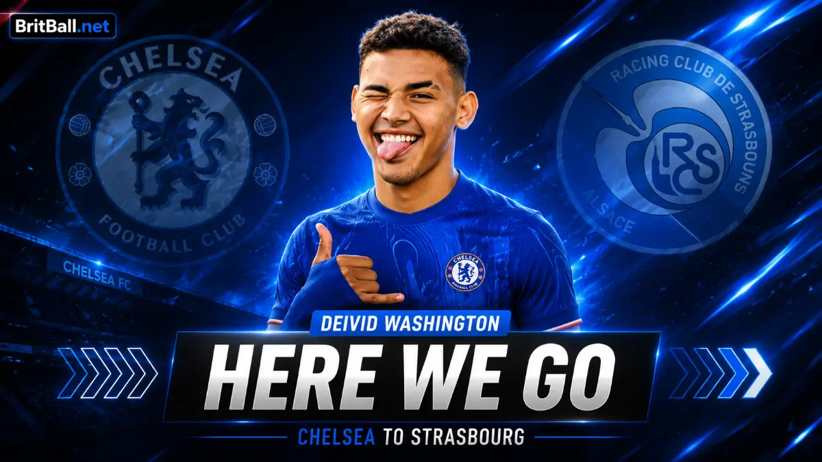 Here we go! Strasbourg complete full transfer of David Washington from Chelsea