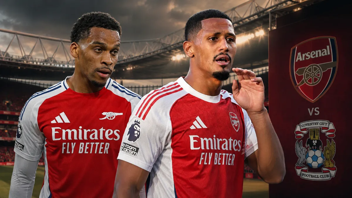 Arsenal set to face Coventry missing key defenders