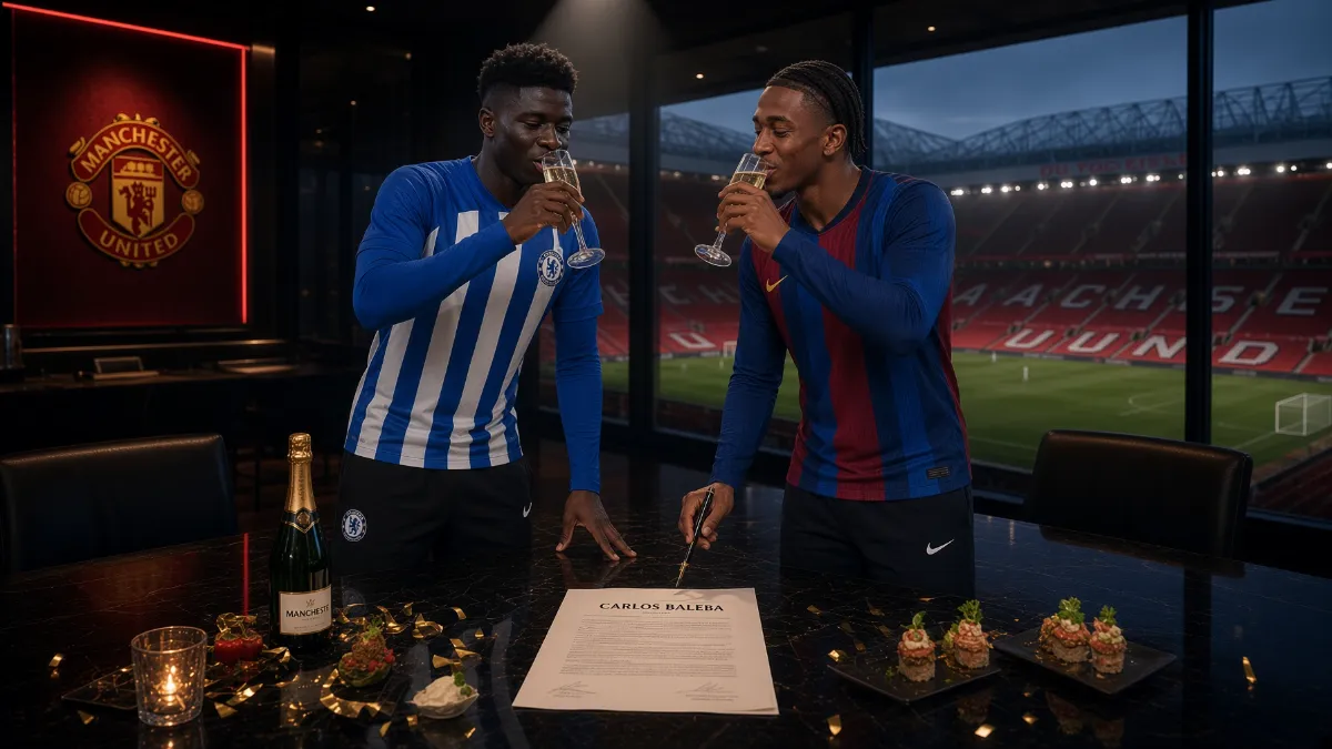 Manchester United are closing in on deal for Baleba and targeting Balde
