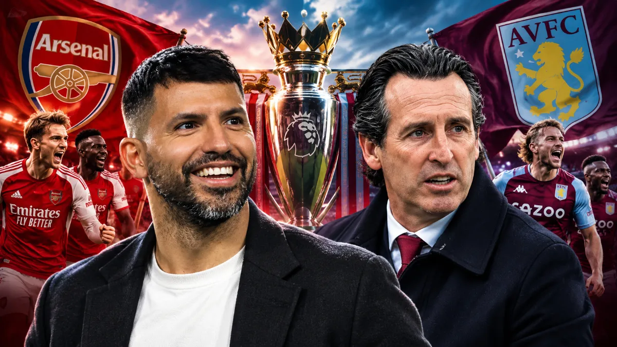 Aguero rates Arsenal, Aston Villa and Chelsea's title chances