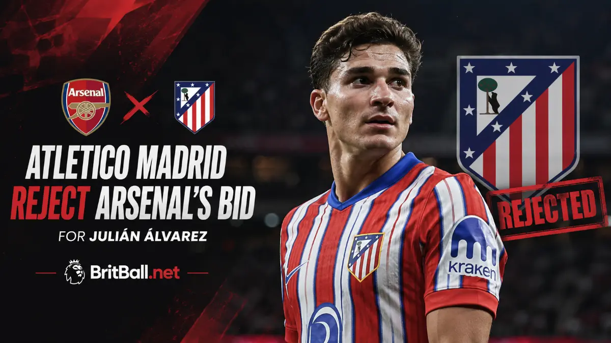 Atletico agree to sell Julian Alvarez exclusively to Arsenal, but the forward rejects the offer and pushes for a move to Barcelona