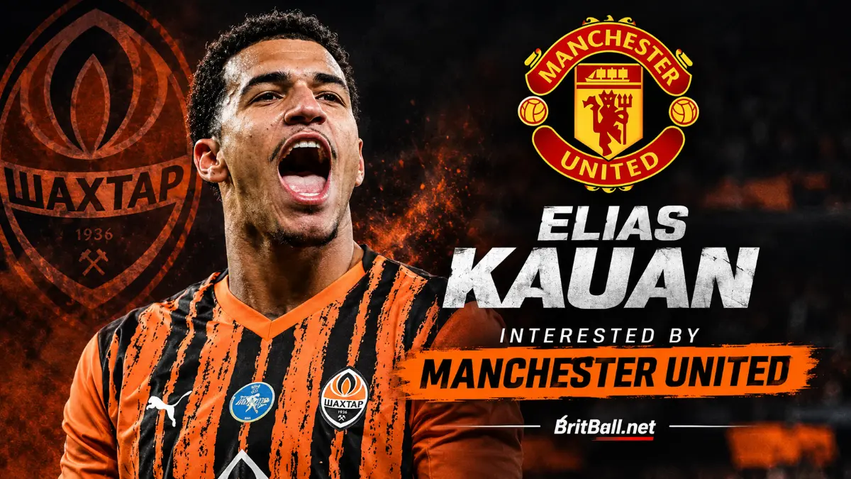 Manchester United are keeping tabs on Shakhtar's Kauan Elias