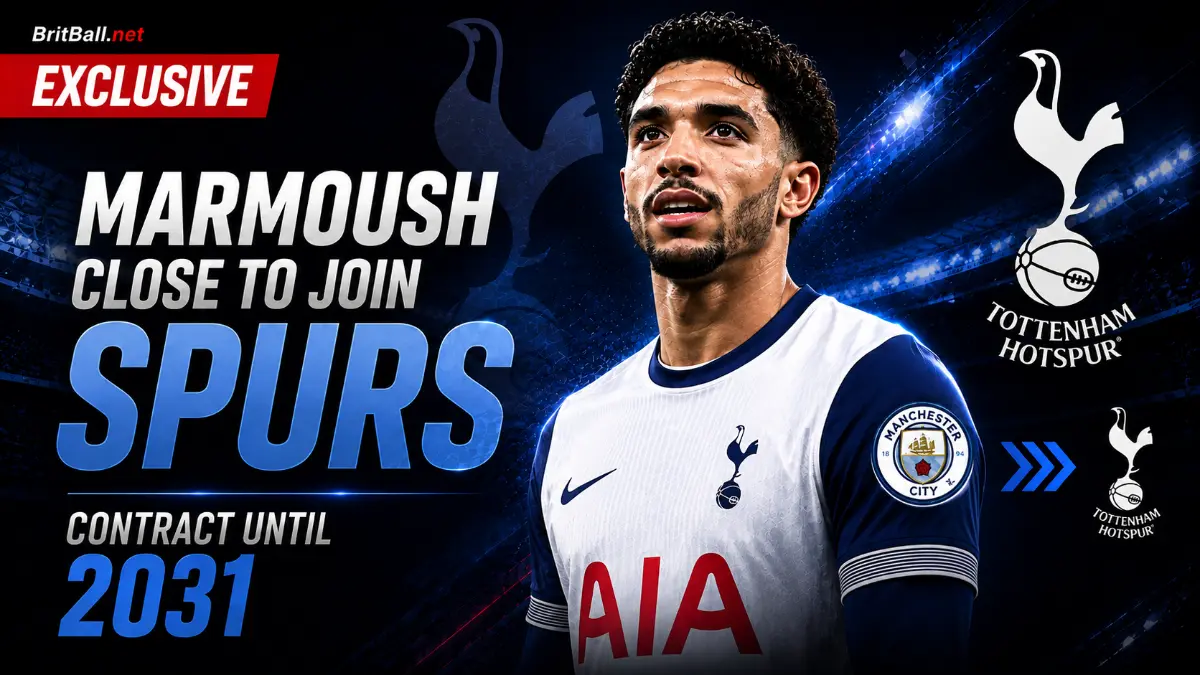 Tottenham close to signing Omar Marmoush from Manchester City for €74 million