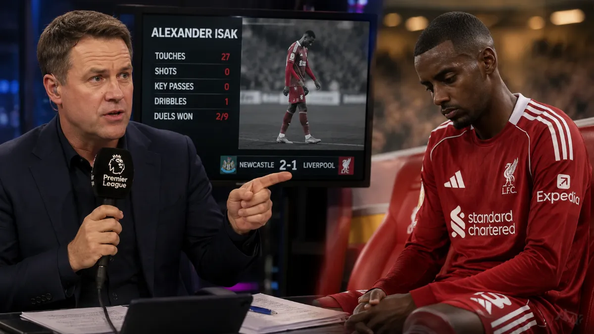 Michael Owen criticises Alexander Isak after Newcastle match