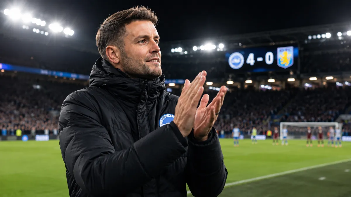 Brighton coach reflects on thumping win over Aston Villa