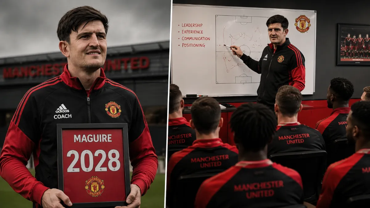Danny Simpson believes Luke Shaw will leave Manchester United, while Harry Maguire will stay and become a coach