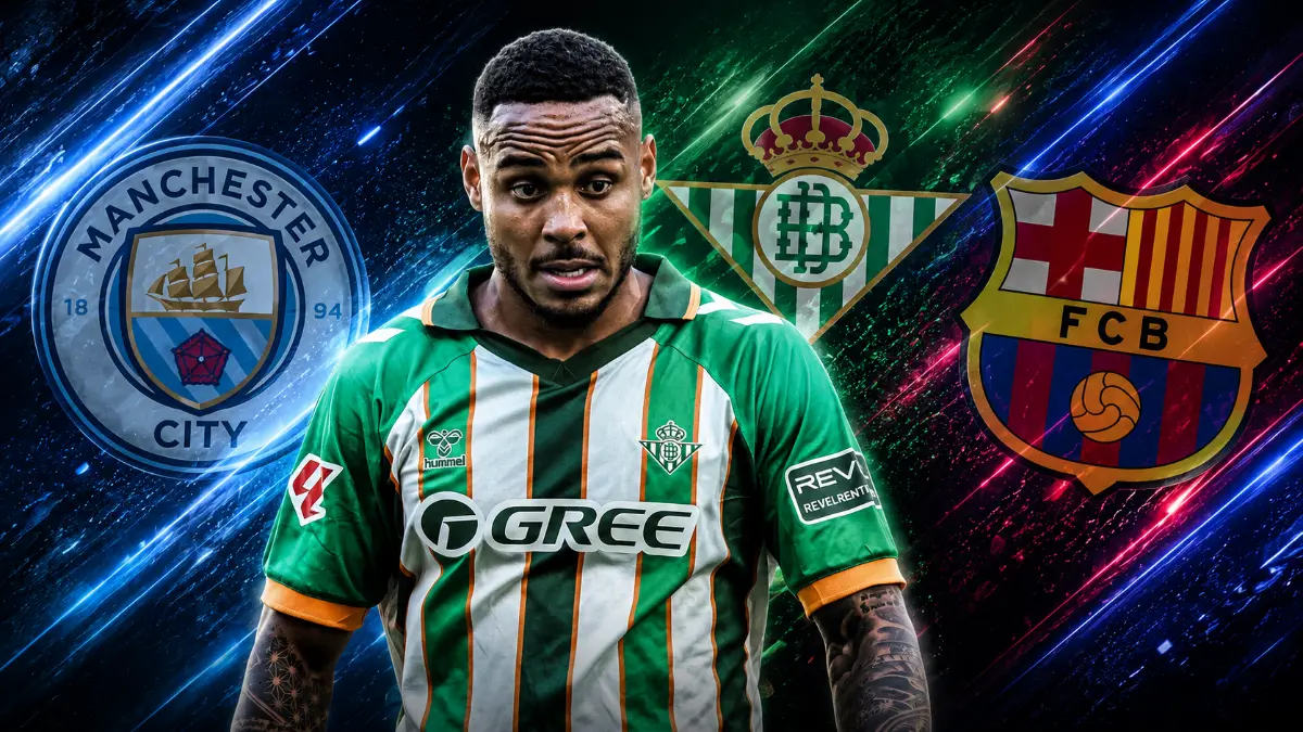 Manchester City and Barcelona show interest in Betis defender Natan