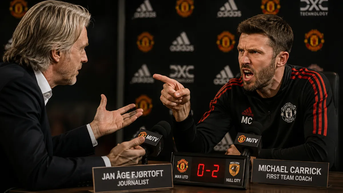 Michael Carrick reacts strongly to character questions about Manchester United players