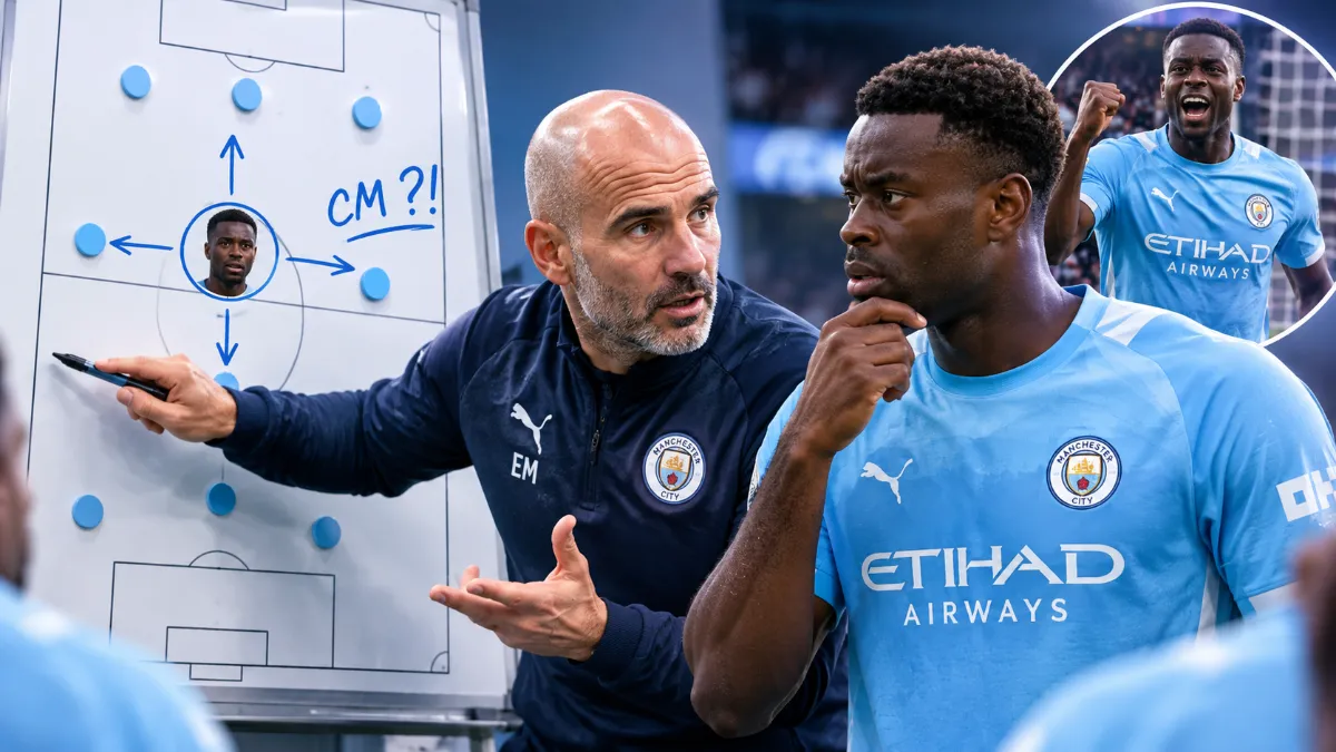 Enzo Maresca surprises everyone by deploying Marc Guehi in midfield for Man City, who scores a goal