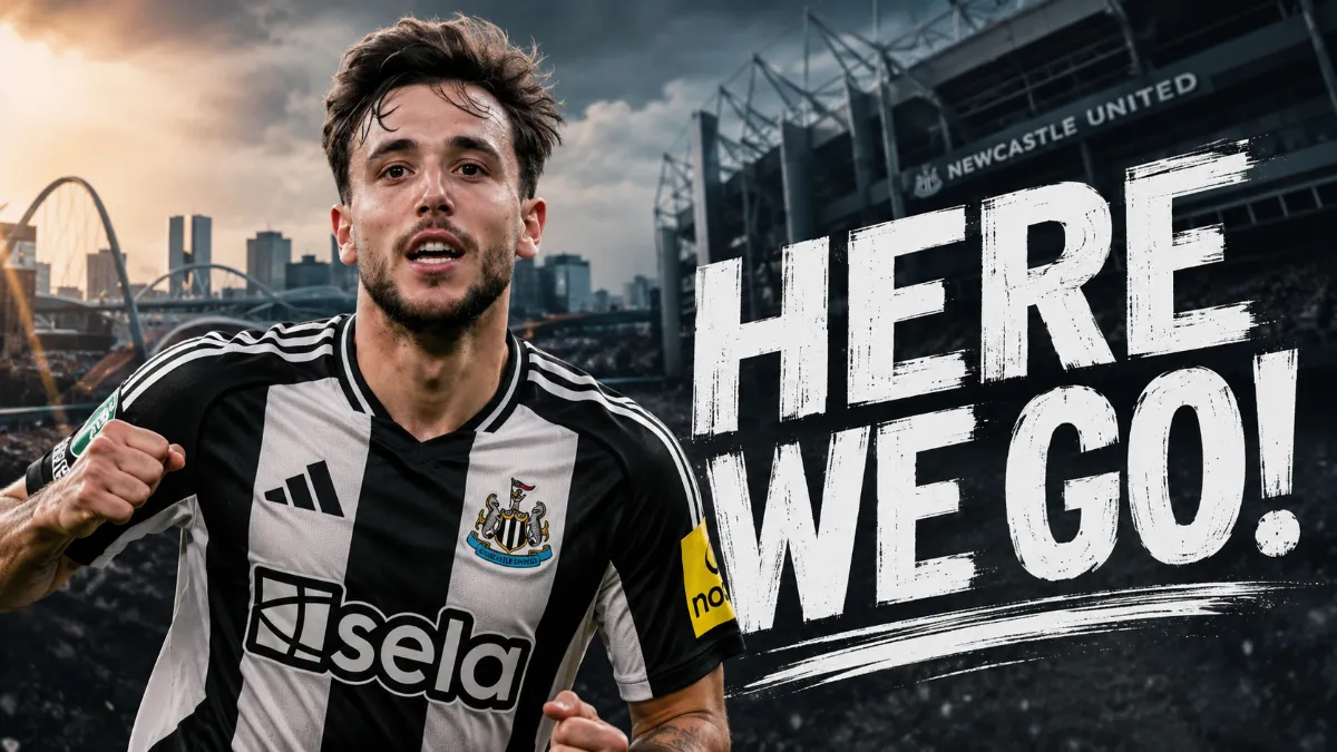 Here we go! Nico Gonzalez moves from Manchester City to Newcastle