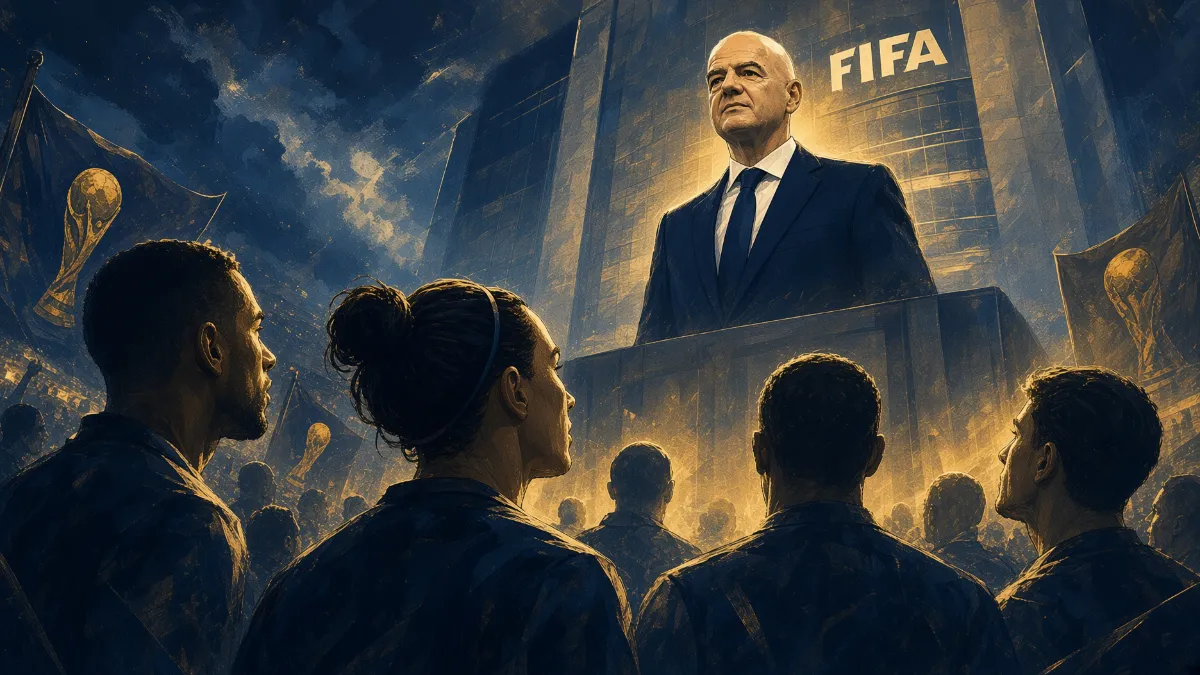 Pressure mounts on FIFA president Gianni Infantino as football stars unite against leadership